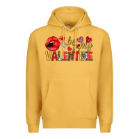 Mustard Be my valentine Valentine's Day Premium Hoodie - HowdyJamesFarm