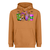 Meerkat Coffee Cups with Cow and Halloween Heavyweight Hoodie - texasbilliewilder