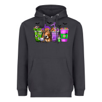 Smoke Coffee Cups with Cow and Halloween Heavyweight Hoodie - texasbilliewilder