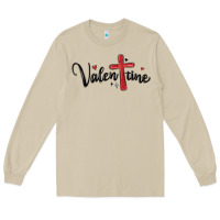 Mushroom valentine cross glitter Long Sleeve Tee - MaliasSmallBusiness