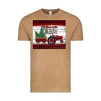 Vintage Camel christmas on the farm tractor Vintage Tee - Jasminsmagicworld