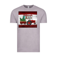 Vintage Zinc christmas on the farm tractor Vintage Tee - Jasminsmagicworld