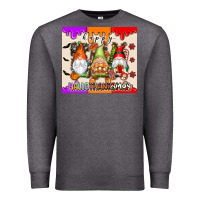 Charcoal Heather Happy Hallothanksmas gnomes Premium Sweatshirt - texasbilliewilder