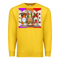 Lemon Happy Hallothanksmas gnomes Premium Sweatshirt - texasbilliewilder