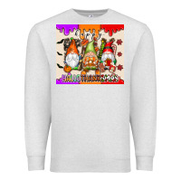 Oatmeal Heather Happy Hallothanksmas gnomes Premium Sweatshirt - texasbilliewilder