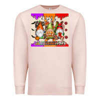 Pale Pink Happy Hallothanksmas gnomes Premium Sweatshirt - texasbilliewilder