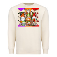 Sandshell Happy Hallothanksmas gnomes Premium Sweatshirt - texasbilliewilder