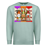 Seafoam Happy Hallothanksmas gnomes Premium Sweatshirt - texasbilliewilder