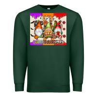 Sports Green Happy Hallothanksmas gnomes Premium Sweatshirt - texasbilliewilder