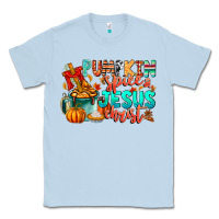 Dusty Blue Pumpkin pie Jesus Christ Classic Tee - CowhideDigitalArt