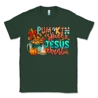 Sports Green Pumpkin pie Jesus Christ Classic Tee - CowhideDigitalArt