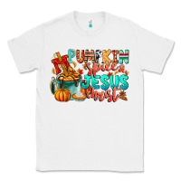 White Pumpkin pie Jesus Christ Classic Tee - CowhideDigitalArt