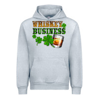 Heather Grey St. Patrick's Day whiskey business Urban Hoodie - OliviaCreatesArt