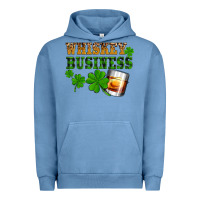 Pigment Pebble Blue St. Patrick's Day whiskey business Urban Hoodie - OliviaCreatesArt