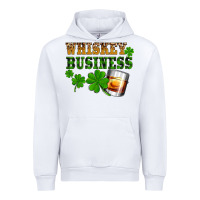 White St. Patrick's Day whiskey business Urban Hoodie - OliviaCreatesArt