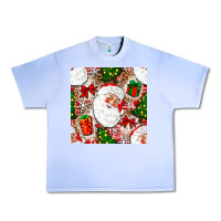 Grape Ice Christmas Santa Claus and gift box Urban Heavy Tee - NancyCooperArtShop