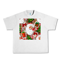 Lunar Rock Christmas Santa Claus and gift box Urban Heavy Tee - NancyCooperArtShop