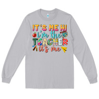 Moon Dust its me hi im the teacher its me nca Long Sleeve Tee - NancyCooperArtShop