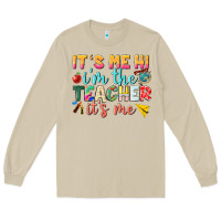 Mushroom its me hi im the teacher its me nca Long Sleeve Tee - NancyCooperArtShop
