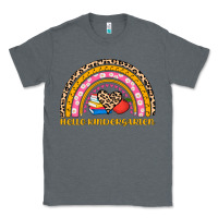 Charcoal Heather back to school rainbow hello kindergarten Classic Tee - AdoDesignShop