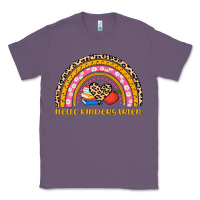 Lavender back to school rainbow hello kindergarten Classic Tee - AdoDesignShop