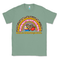 Sage back to school rainbow hello kindergarten Classic Tee - AdoDesignShop