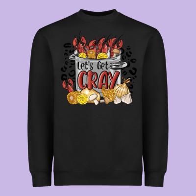 Let's Get Cray Crawfish Boil Heavyweight Sweatshirt Designed By Maliassmallbusiness