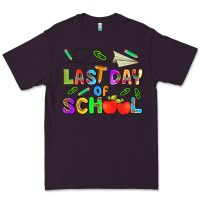 Plum last day of school Premium Tee - HRA Design Shop