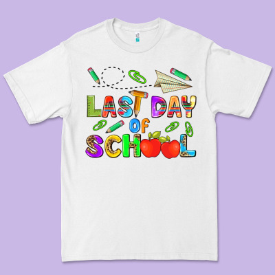 Last Day Of School Premium Tee Designed By Hra Design Shop