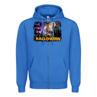 True Royal Halloween Wolf Zipper Hoodie - LillyAllenDesigns