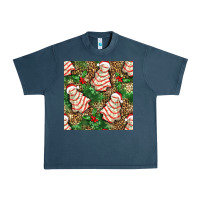 Midnight Navy Christmas tree cakes Urban Heavy Tee - NancyCooperArtShop
