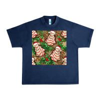 Navy Christmas tree cakes Urban Heavy Tee - NancyCooperArtShop