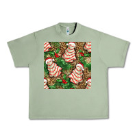 Oil Green Christmas tree cakes Urban Heavy Tee - NancyCooperArtShop