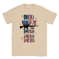 Mushroom red white and pew pew pew Classic Tee - MaliasSmallBusiness
