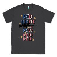 Smoke red white and pew pew pew Classic Tee - MaliasSmallBusiness