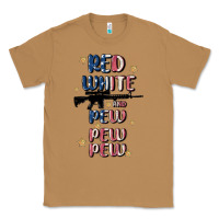 Toasted Coconut red white and pew pew pew Classic Tee - MaliasSmallBusiness