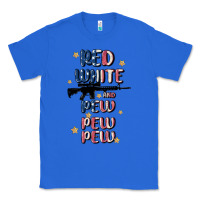 True Royal red white and pew pew pew Classic Tee - MaliasSmallBusiness