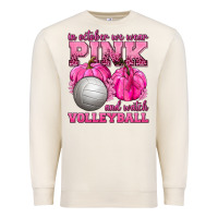 Sandshell In October We Wear Pink and Watch Volleyball Premium Sweatshirt - texasbilliewilder