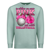 Seafoam In October We Wear Pink and Watch Volleyball Premium Sweatshirt - texasbilliewilder