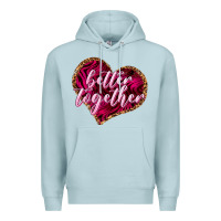 Blue Mist Better together Valentine's Day Premium Hoodie - HowdyJamesFarm