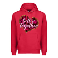 Cardinal Better together Valentine's Day Premium Hoodie - HowdyJamesFarm