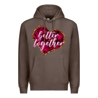 Coffee Better together Valentine's Day Premium Hoodie - HowdyJamesFarm
