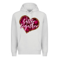 Dove Grey Better together Valentine's Day Premium Hoodie - HowdyJamesFarm