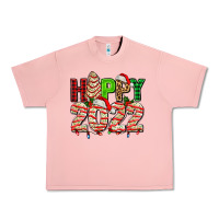 Salmon happy 2022 with christmas tree cake Urban Heavy Tee - AdoDesignShop