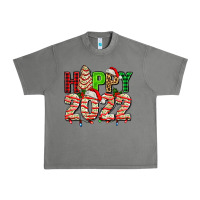 Tornado happy 2022 with christmas tree cake Urban Heavy Tee - AdoDesignShop