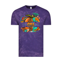 Cloud Purple cma pumpkin nurse Vintage Tee - NancyCooperArtShop