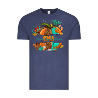 Vintage Denim cma pumpkin nurse Vintage Tee - NancyCooperArtShop