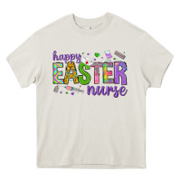 Cream happy easter nurse Heavy Core Tee - Neo Western