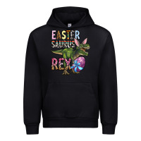 Black Easter Saurus Rex Urban Hoodie - OliviaCreatesArt