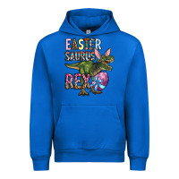 Cobalt Easter Saurus Rex Urban Hoodie - OliviaCreatesArt